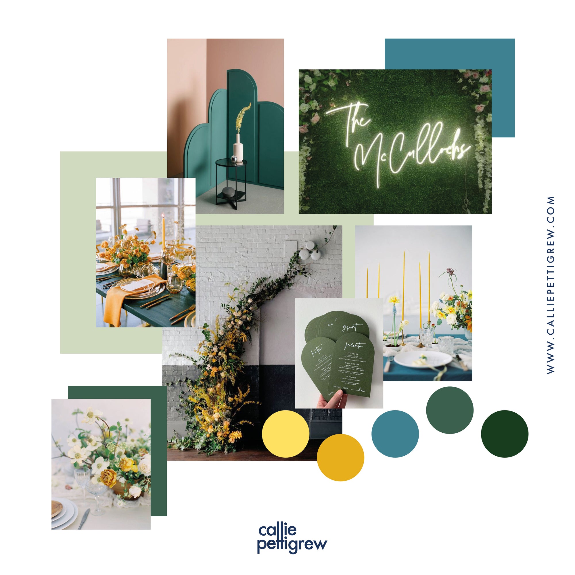 #MoodboardMonday - Contemporary Forest Florals