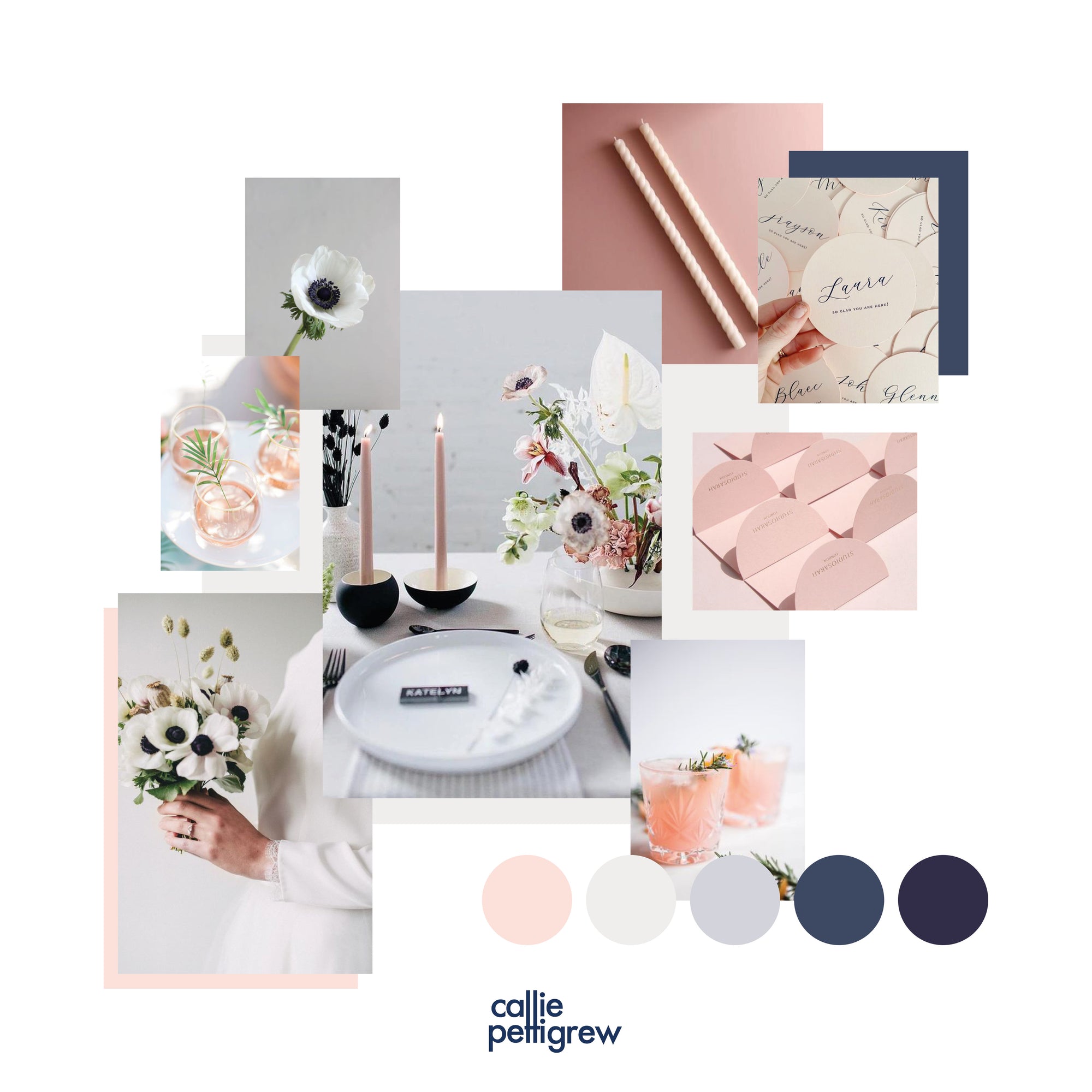 #MoodboardMonday - Anemone Inspired Table Styling