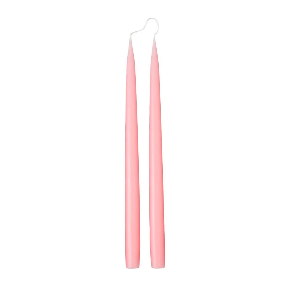 Candy Pink Taper Candle