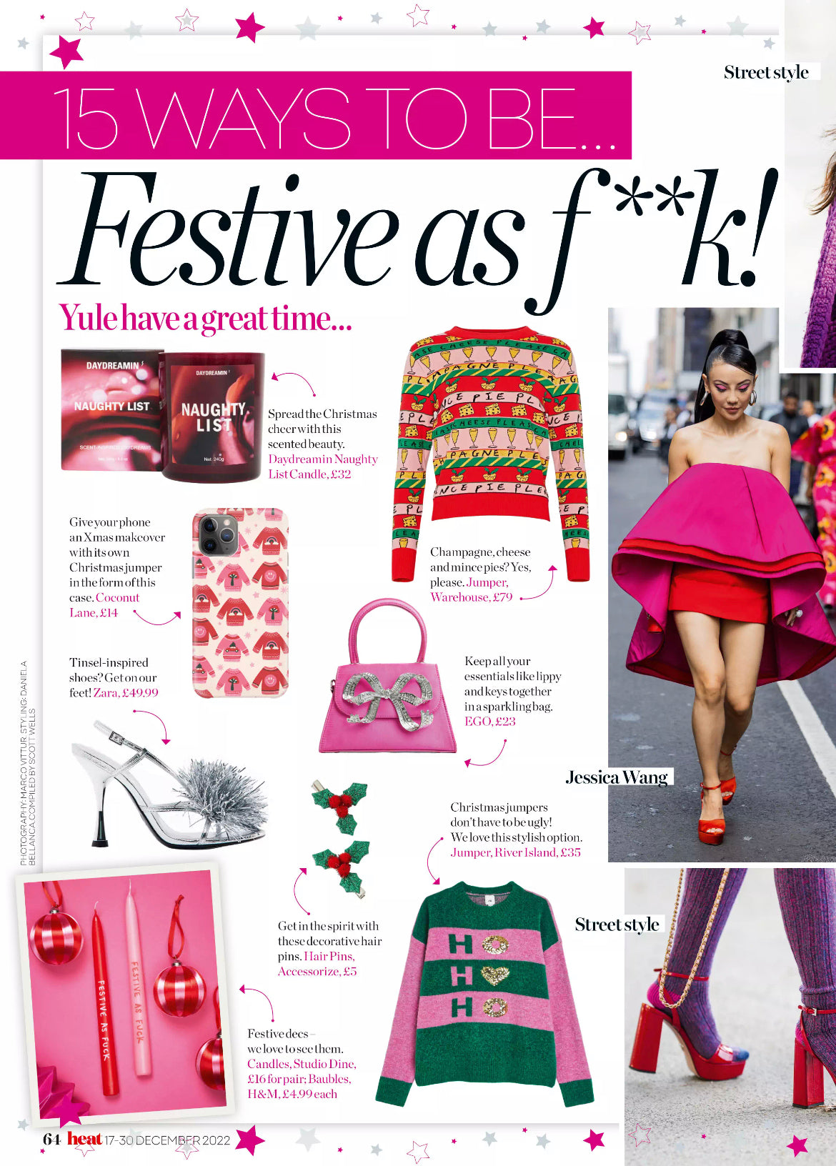 Heat Magazine 15 Ways to be Festive as fuck