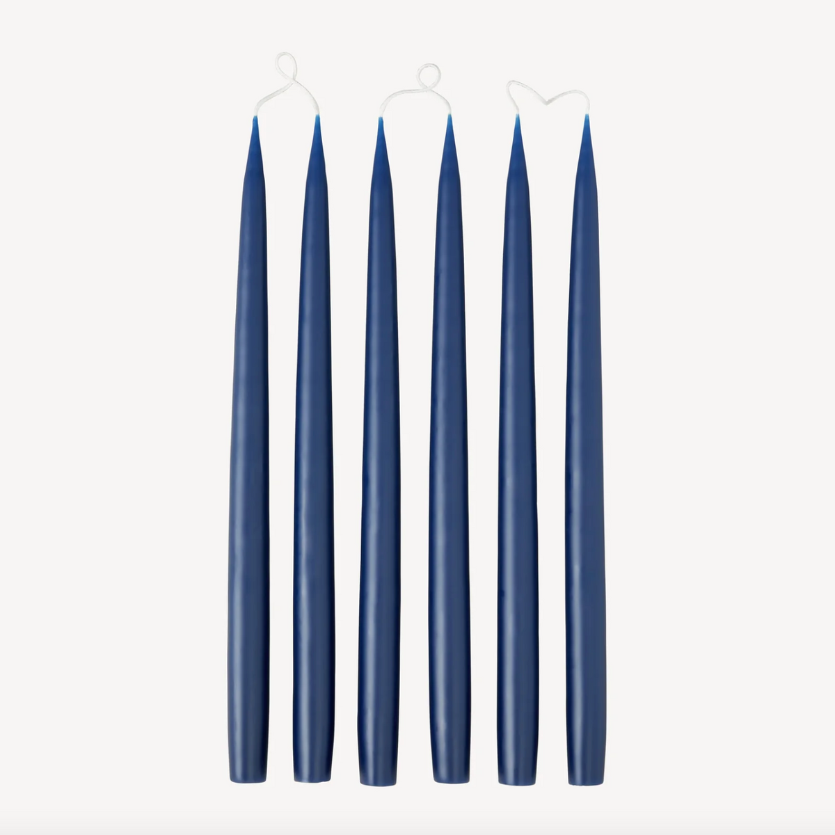 Navy Blue Taper Candle