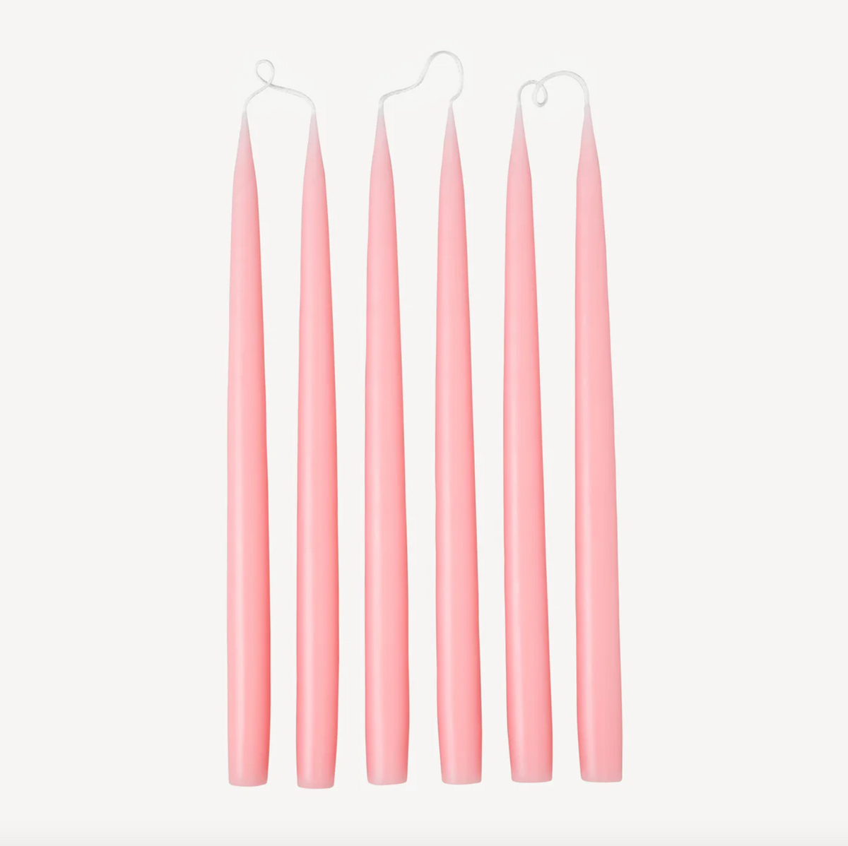 Candy Pink Taper Candle