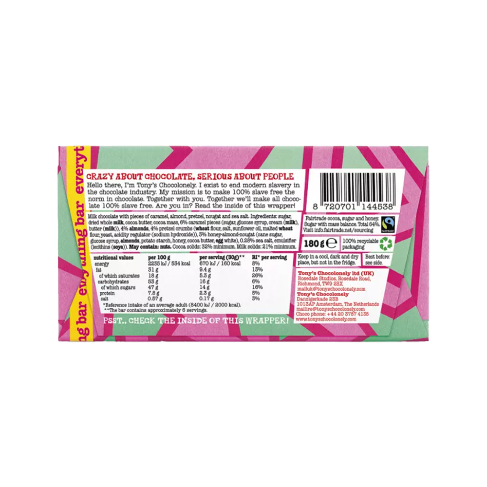 Tony&#39;s Chocolonely Everything Bar