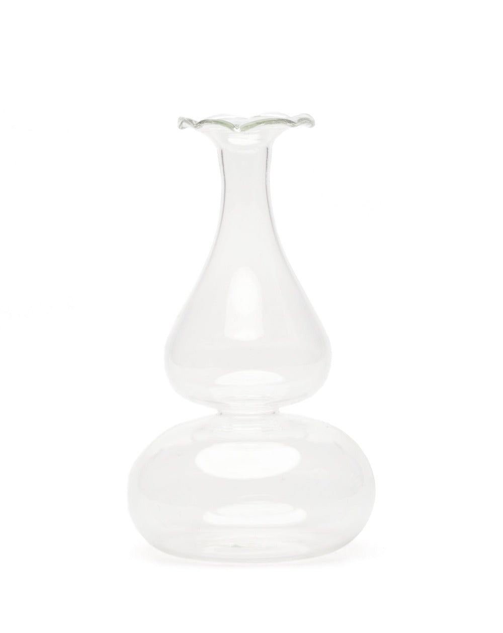 Single modern wobbly bud vase
