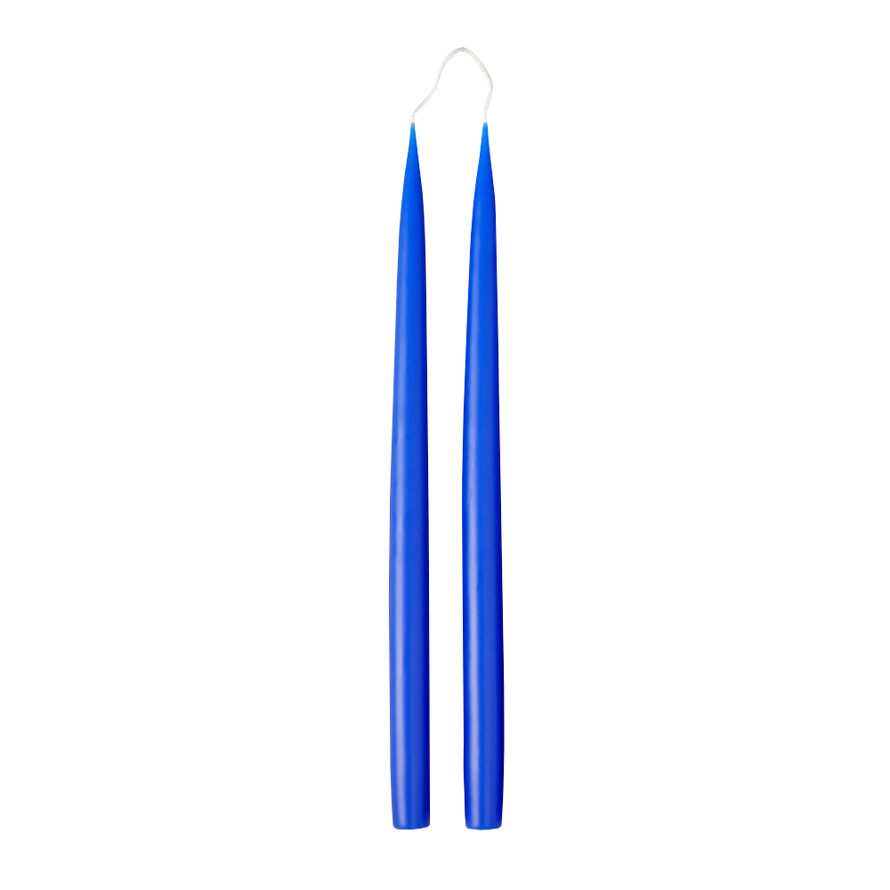 Cobalt Blue Taper Candle