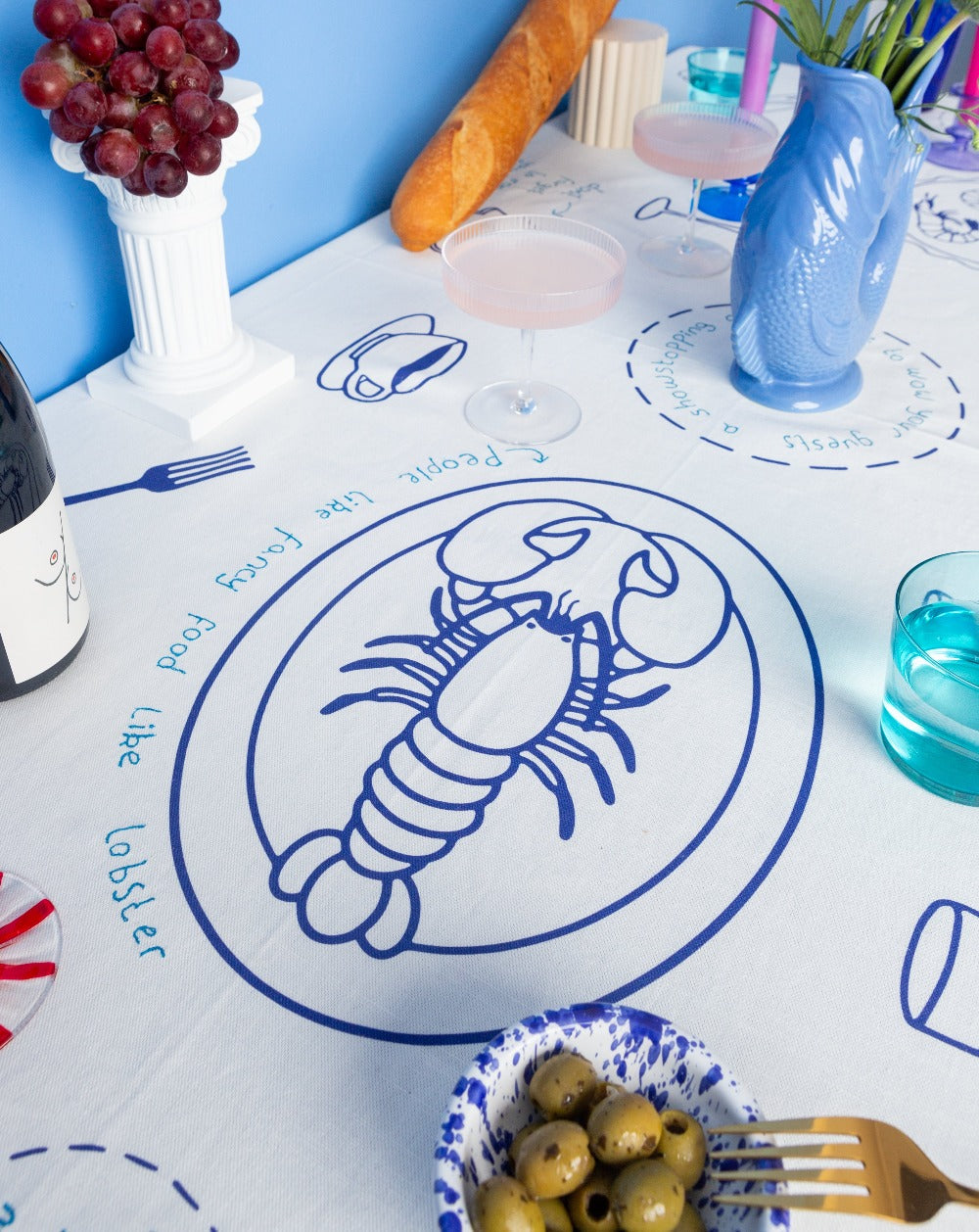 The &#39;How To Dinner Party&#39; Tablecloth