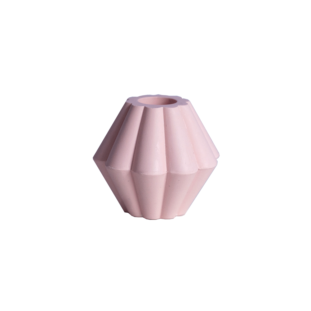 Pink Candle Holder