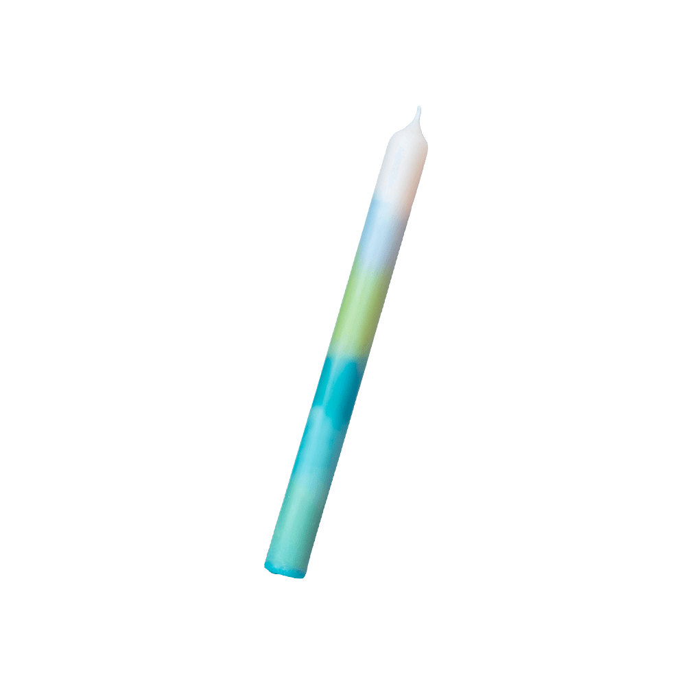 Ocean Marbled Dinner Candle