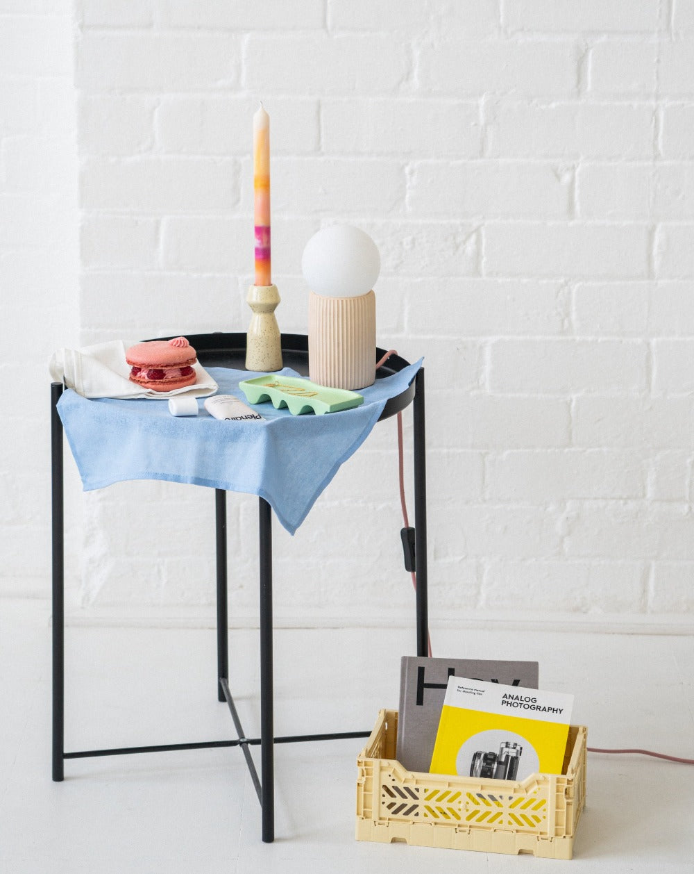 Weekend IN Bloomin&#39; Spring with Studio Dine Store Sunset Zero Waste Marbled Dinner Candle